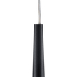 GloboStar® TEARS 61315 Φωτιστικό Τοίχου - Απλίκα Design LED CCT 3W 330lm 180° AC 220-240V - Εναλλαγή Φωτισμού μέσω Διακόπτη On/Off All In One Ψυχρό 6000k+Φυσικό 4500k+Θερμό 2700k Φ3.2 x Υ51.5cm - Μαύρο - 3 Years Warranty