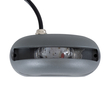 GLOBOSTAR® WINDOW-CURBA 90110 Αρχιτεκτονικό Φωτιστικό Ανάδειξης Παραθύρων Window Light LED 6W 540lm 3x262° DC 24V Αδιάβροχο IP65 Θερμό Λευκό 2700K Dimmable - Γκρι Ανθρακί - Μ12 x Π5.3 x Υ6.5cm - 3 Χρόνια Εγγύηση