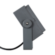 GloboStar® FLOOD-TINY 90368 Προβολέας Wall Washer για Φωτισμό Κτιρίων LED 27W 2430lm 3° DC 24V Αδιάβροχο IP65 Μ13.8 x Π16.4 x Υ7cm Θερμό Λευκό 2700K - Γκρι Ανθρακί - 3 Χρόνια Εγγύηση