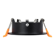 GloboStar® OMICRON 60631 Χωνευτό Στρόγγυλο Σποτ Οροφής για Λάμπα MR16/GU10 - IP20 - Χυτό Αλουμίνιο - Φ8.5 x Υ3cm - Μαύρο - 5 Years Warranty