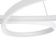 GloboStar® BUTTERFLY 61392 Κρεμαστό Φωτιστικό Οροφής Design LED CCT 75W 8400lm 300° AC 220-240V - Εναλλαγή Φωτισμού μέσω Τηλεχειριστηρίου All In One Ψυχρό 6000k+Φυσικό 4500k+Θερμό 2700k Dimmable Μ71 x Π52 x Υ4cm - Λευκό - 3 Years Warranty