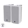 GloboStar® FDB ES106WT 98003 Facilities Speaker - Παθητικό Ηχείο Εγκαταστάσεων Επιτοίχιο με Μετασχηματιστή 100V & 16Ω - 80W RMS (320W Peak) - 1 x 6 Inches LF & 1 x 1 Inches HF - Αδιάβροχο IP65 - Λευκό - Μ18.2 x Π22.4 x Υ36.2cm - Ζεύγος