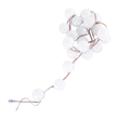 GloboStar® 90139 Digital Pixel Addressable Facade Module Chain String with 20 Spots - Ψηφιακή Αλυσίδα - Γιρλάντα με 20 Σποτ LED SMD 3535 15W 20LED 20PIXEL SPI/TTL Protocol IC UCS512B 900lm 240° DC 12V Αδιάβροχο IP67 Πολύχρωμο RGB - Μ200 x Π5 x Υ5cm - 3 Χρόνια Εγγύηση