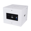 GloboStar® FDB ES112SA 98007 Facilities Speaker - Ενεργό Αυτοενισχυόμενο Ηχείο Subwoofer Εγκαταστάσεων Επιδαπέδιο με Ψηφιακό Ενισχυτή BA1.6 AC 220V/50-60Hz - 600W RMS (1400W Peak) - 1 x 12 Inches LF - IP20 - Λευκό - Μ44.5 x Π44.5 x Υ37.5cm