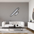 GloboStar® IGOR 61216 Φωτιστικό Οροφής Linear Design LED CCT 24W 2880lm 210° AC 220-240V - Εναλλαγή Φωτισμού μέσω Διακόπτη On/Off All In One Ψυχρό 6000k+Φυσικό 4500k+Θερμό 2700k Μ41 x Π13 x Υ4.5cm - Μαύρο - 3 Years Warranty