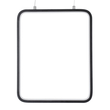 GloboStar® NEROBA 61302 Κρεμαστό Φωτιστικό Οροφής Linear Design LED CCT 18W 1980lm 360° AC 220-240V - Εναλλαγή Φωτισμού μέσω Διακόπτη On/Off All In One Ψυχρό 6000k+Φυσικό 4500k+Θερμό 2700k Μ29 x Π2 x Υ36cm - Μαύρο - 3 Years Warranty