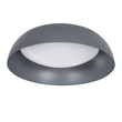 GloboStar® ANATOLIA 61262 Πλαφονιέρα Οροφής LED CCT 60W 6900lm 120° AC 220-240V - Εναλλαγή Φωτισμού μέσω Τηλεχειριστηρίου All In One Ψυχρό 6000k+Φυσικό 4500k+Θερμό 2700k Dimmable Φ43cm - Γκρι Ανθρακί - 3 Years Warranty