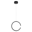 GloboStar® CEROBA 61306 Κρεμαστό Φωτιστικό Οροφής Linear Design LED CCT 12W 1320lm 360° AC 220-240V - Εναλλαγή Φωτισμού μέσω Διακόπτη On/Off All In One Ψυχρό 6000k+Φυσικό 4500k+Θερμό 2700k Φ22 x Π2cm - Μαύρο - 3 Years Warranty