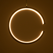 GloboStar® CEROBA 61306 Κρεμαστό Φωτιστικό Οροφής Linear Design LED CCT 12W 1320lm 360° AC 220-240V - Εναλλαγή Φωτισμού μέσω Διακόπτη On/Off All In One Ψυχρό 6000k+Φυσικό 4500k+Θερμό 2700k Φ22 x Π2cm - Μαύρο - 3 Years Warranty