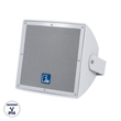 GloboStar® FDB LT208PT 98008 Facilities Speaker - Παθητικό Ηχείο Εγκαταστάσεων Επιτοίχιο με Μετασχηματιστή 100V & 8Ω - 150W RMS (600W Peak) - 1 x 8 Inches LF & 1 x 1 Inches HF - Αδιάβροχο IP56 - Λευκό - Μ30 x Π28 x Υ32cm