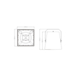 GloboStar® FDB LT215T 98010 Facilities Speaker - Παθητικό Ηχείο Εγκαταστάσεων Επιτοίχιο με Μετασχηματιστή 100V & 8Ω - 400W RMS (1600W Peak) - 1 x 15 Inches LF & 1 x 1.4 Inches HF - Αδιάβροχο IP56 - Λευκό - Μ49.9 x Π52 x Υ50cm
