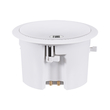 GloboStar® FDB C600T 98012 Facilities Speaker - Παθητικό Ηχείο Εγκαταστάσεων Χωνευτό Οροφής με Μετασχηματιστή 100V & 8Ω - 40W RMS (80W Peak) - 1 x 6 Inches LF & 1 x 1 Inches HF -  IP20 - Λευκό - Φ24 x Υ15.3cm