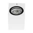 GloboStar® BURANO 60611 Φωτιστικό Τοίχου - Απλίκα Αρχιτεκτονικού Φωτισμού Εξωτερικού Χώρου Up or Down Αλουμινίου με Ντουί 1 x GU10 AC 220-240V Αδιάβροχο IP65 Μ8 x Π8 x Υ6.8cm - Λευκό -  5 Years Warranty
