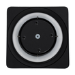 GloboStar® HELIO-S 60664 Φωτιστικό Τοίχου - Απλίκα Αρχιτεκτονικού Φωτισμού Εσωτερικού/Εξωτερικού Χώρου LED 12W 1380lm 120° x 360° AC 220-240V Αδιάβροχο IP65 Μ26 x Π5 x Υ26cm - Θερμό Λευκό 2700K - Μαύρο - Τετράγωνο - Bridgelux Chip - 3 Years Warranty