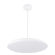 GloboStar® BARON 61255 Κρεμαστή Πλαφονιέρα Οροφής LED CCT 24W 2880lm 120° AC 220-240V - Εναλλαγή Φωτισμού μέσω Διακόπτη On/Off All In One Ψυχρό 6000k+Φυσικό 4500k+Θερμό 2700k Φ40 x Υ10cm - Λευκό - 3 Years Warranty