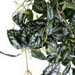 GloboStar® Artificial Garden SATIN POTHOS HANGING BRANCH 20242 Τεχνητό Διακοσμητικό Κρεμαστό Φυτό Ασημένια Άμπελός - Πόθος Υ120cm