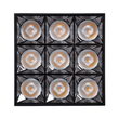 GloboStar® LUMINAR SUPERIOR 60336 Επιφανειακό LED Spot Downlight TrimLess 30W 4200lm 36° AC 220-240V IP20 Μ12 x Π12 x Υ6.6cm - Μαύρο με Κάτοπτρο Χρωμίου - Φυσικό Λευκό 4500K - Bridgelux High Lumen Chip Gen2 - TÜV Certified Driver - 5 Years Warranty