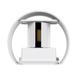 GloboStar® AXIS-R 60638 Φωτιστικό Τοίχου - Απλίκα Αρχιτεκτονικού Φωτισμού Εσωτερικού/Εξωτερικού Χώρου Up & Down LED 10W 1200lm 10 έως 60° AC 220-240V Αδιάβροχο IP65 Μ10 x Π10 x Υ10cm - Φυσικό Λευκό 4500K - Λευκό - Bridgelux Chip - 3 Years Warranty