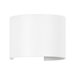 GloboStar® AXIS-R 60641 Φωτιστικό Τοίχου - Απλίκα Αρχιτεκτονικού Φωτισμού Εσωτερικού/Εξωτερικού Χώρου Up & Down LED 10W 1250lm 10 έως 60° AC 220-240V Αδιάβροχο IP65 Μ10 x Π10 x Υ10cm - Ψυχρό Λευκό 6000K - Λευκό - Bridgelux Chip - 3 Years Warranty