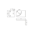 GloboStar® FDB K803-WB7 98029 Speaker Base Wall Bracket - Επιτοίχια Ρυθμιζόμενη Βάση Ηχείου για Τοποθέτηση Συστήματος Κολωνάτων Ηχείων K803 - IP20 - Μαύρο - Μ10 x Π8 x Υ14.5cm - Ζεύγος
