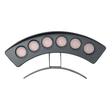 GLOBOSTAR® TREELIGHT-PLANTE 90456 Κυρτή Μπάρα Φωτισμού Wall Washer για Φυτά - Δέντρα LED 6W 660lm 15° DC 24V Αδιάβροχο IP65 Θερμό Λευκό 2700K Dimmable - Γκρι Ανθρακί - Μ17.5 x Π4.5 x Υ8cm - 3 Χρόνια Εγγύηση