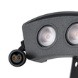 GLOBOSTAR® TREELIGHT-PLANTE 90514 Κυρτή Μπάρα Φωτισμού Wall Washer για Φυτά - Δέντρα LED 3W 315lm 15° DC 24V Αδιάβροχο IP65 Πορτοκαλί 2200K Dimmable - Γκρι Ανθρακί - Μ11 x Π3 x Υ8cm - 3 Χρόνια Εγγύηση