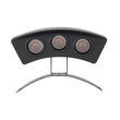 GLOBOSTAR® TREELIGHT-PLANTE 90515 Κυρτή Μπάρα Φωτισμού Wall Washer για Φυτά - Δέντρα LED 3W 330lm 15° DC 24V Αδιάβροχο IP65 Θερμό Λευκό 2700K Dimmable - Γκρι Ανθρακί - Μ11 x Π3 x Υ8cm - 3 Χρόνια Εγγύηση