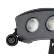 GLOBOSTAR® TREELIGHT-PLANTE 90517 Κυρτή Μπάρα Φωτισμού Wall Washer για Φυτά - Δέντρα LED 3W 255lm 15° DC 24V Αδιάβροχο IP65 Πράσινο Dimmable - Γκρι Ανθρακί - Μ11 x Π3 x Υ8cm - 3 Χρόνια Εγγύηση