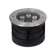 GloboStar® UNDERWATER-JULIA 90567 Υποβρύχιο Χωνευτό Φωτιστικό Σποτ Ειδικό για Σιντριβάνια LED 6W 510lm 15° DC 24V Αδιάβροχο IP68 Φ15 x Υ10.2cm RGBW DMX512 - Ανοξείδωτο Ατσάλι - 3 Years Warranty
