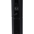 GloboStar® FDB K803 98024 PA Speaker - Παθητικό Ηχείο Column Κολωνάτο Επιτοίχιο & Επιδαπέδιο 8Ω - 200W RMS (800W Peak) - 8 x 3 Inches Mid & HF - IP20 - Μαύρο - Μ10 x Π11 x Υ75cm - Ζεύγος