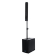 GloboStar® FDB K803 98024 PA Speaker - Παθητικό Ηχείο Column Κολωνάτο Επιτοίχιο & Επιδαπέδιο 8Ω - 200W RMS (800W Peak) - 8 x 3 Inches Mid & HF - IP20 - Μαύρο - Μ10 x Π11 x Υ75cm - Ζεύγος