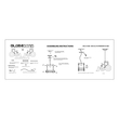 GloboStar® TRACTOR 61580 Παιδικό Κρεμαστό Φωτιστικό Φιγούρα Μονόφωτο 1 x E27 IP20 Μπλε, Μαύρο & Λευκό Πλαστικό - Μ40 x Π15.5 x Υ26.5cm