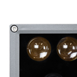 GloboStar® FLOOD-DENA 90487 Επιτοίχιος Προβολέας Wall Washer για Φωτισμό Κτιρίων - Απλίκα & Δαπέδου LED 30W 2700lm 5° DC 24V Αδιάβροχο IP67 Μ18.5 x Π13 x Υ12cm Θερμό Λευκό 2700K - Γκρι Ανθρακί - 3 Years Warranty