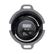 GloboStar® FLOOD-SIMA 90494 Κινούμενος Προβολέας - Σποτ Φωτισμού Wall Washer με Αντιθαμβωτική Γρίλια για Φωτισμό Κτιρίων LED 24W 2040lm 30° DC 24V Αδιάβροχο IP67 Μ14.5 x Π24.2 x Υ22.5cm RGBW DMX512 - Γκρι Ανθρακί - 3 Years Warranty
