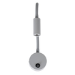 GloboStar® GOOSE 60877 Μοντέρνο Φωτιστικό Τοίχου - Απλίκα Ξενοδοχείου Bed Side LED 3W 300lm 36° AC 220-240V - Reading Light - Μ6.5 x Π15 x Υ24.5cm - Φυσικό Λευκό 4500K - Γκρι Ανθρακί - 3 Xρόνια Εγγύηση