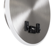 GloboStar® GOOSE 60884 Μοντέρνο Φωτιστικό Τοίχου - Απλίκα Ξενοδοχείου Bed Side LED 6W 600lm 36° & 360° AC 220-240V - Reading Light & 360° Κρυφός Φωτισμός - Φορτιστής USB 3A - Μ15.5 x Π15 x Υ30.5cm - Φυσικό Λευκό 4500K - Ασημί Νίκελ - 3 Xρόνια Εγγύηση