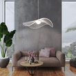 GloboStar® ACRYLICA 60975 Κρεμαστό Φωτιστικό Οροφής Design LED CCT 20W 2240lm 360° AC 220-240V - Εναλλαγή Φωτισμού μέσω Διακόπτη On/Off All In One Ψυχρό 6000k+Φυσικό 4500k+Θερμό 2700k Φ60cm - Μαύρο με Διάφανο Laser Designed Plexiglass - 3 Years Warranty