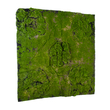 GloboStar® Artificial Garden BRYOPHYTA 20148 Τεχνητό Διακοσμητικό Πάνελ Φυλλωσιάς - Κάθετος Κήπος Βρύα Μ100 x Π100 x Υ4cm