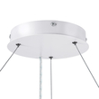 GloboStar® RA 61195 Κρεμαστό Φωτιστικό Δαχτυλίδι-Κύκλος LED CCT 67W 7370lm 120° AC 220-240V - Εναλλαγή Φωτισμού μέσω Τηλεχειριστηρίου All In One Ψυχρό 6000k+Φυσικό 4500k+Θερμό 2700k Dimmable Φ60cm - Λευκό - 3 Years Warranty