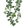 GloboStar® Artificial Garden ROSE IVY HANGING BRANCH 20249 Τεχνητό Διακοσμητικό Κρεμαστό Φυτό Ρίζα - Κισσός Υ130cm