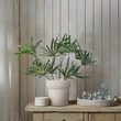 GloboStar® Artificial Garden MALLORCA 20449 Πήλινο Κεραμικό Κασπώ Γλάστρα - Flower Pot Μπεζ Φ14cm x Υ14cm