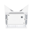 GloboStar® STEALTH 60521 Φωτιστικό Τοίχου - Απλίκα Αρχιτεκτονικού Φωτισμού Εσωτερικού/Εξωτερικού Χώρου Up or Down LED 10W 1100lm 60° AC220-240V Αδιάβροχο IP65 - Σώμα Αλουμινίου & Tempered Glass - Μ17 x Π17 x Υ7.5cm - Φυσικό Λευκό 4500K - Λευκό - Bridgelux Chip - 5 Years Warranty