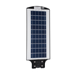 GloboStar® STREETA 85343 Professional LED Solar Street Light Αυτόνομο Ηλιακό Φωτιστικό Δρόμου 90W 900lm 144 x LED SMD 5730 με Ενσωματωμένο Φωτοβολταϊκό Panel 6V 12W & Επαναφορτιζόμενη Μπαταρία Li-ion 3.2V 12000mAh με Αισθητήρα Ημέρας-Νύχτας & PIR Αισθητήρα Κίνησης - Αδιάβροχο IP65 - Ψυχρό Λευκό 6000K - Μ24 x Π6 x Υ63cm - 2 Years Warranty