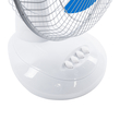 GloboStar® SOLARI-FAN 85353 Solar Fan Αυτόνομος Ηλιακός Επιτραπέζιος Ανεμιστήρας 25W 2 Λειτουργιών Ρεύματος με AC 220-240V ή με Φωτοβολταϊκό Panel 9V 12W & Επαναφορτιζόμενη Μπαταρία Li-ion 7.4V 4400mAh - 3 Ταχύτητες - IP20 - Μ24 x Π36 x Υ49cm - Λευκό & Μπλε - 2 Years Warranty
