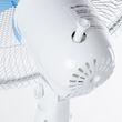 GloboStar® SOLARA-FAN 85355 Solar Fan Αυτόνομος Ηλιακός Επιδαπέδιος Ανεμιστήρας 25W 2 Λειτουργιών Ρεύματος με AC 220-240V ή με Φωτοβολταϊκό Panel 9V 12W & Επαναφορτιζόμενη Μπαταρία Li-ion 7.4V 4400mAh - 3 Ταχύτητες - Ενσωματωμένο USB 2.0 Charger Συσκευών - IP20 - Μ44 x Π37.5 x Υ132cm - Λευκό & Μπλε - 2 Years Warranty