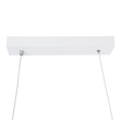 GloboStar® MORALES 61276 Κρεμαστό Φωτιστικό Οροφής Design LED CCT 54W 6048lm 200° AC 220-240V - Εναλλαγή Φωτισμού μέσω Τηλεχειριστηρίου All In One Ψυχρό 6000k+Φυσικό 4500k+Θερμό 2700k Dimmable Μ90 x Π14 x Υ14cm - Λευκό - 3 Years Warranty