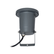 GloboStar® GARDELINI 61482 Καρφωτό Κινούμενο Φωτιστικό Σποτ Κήπου με Ντουί 1 x GU10 VDE Certified AC 220-240V Αδιάβροχο IP65 - Σώμα Αλουμινίου & Υψηλής Αντοχής Tempered Glass & Μ40cm VDE Καλώδιο Σύνδεσης - Φ10 x Υ30cm - Γκρι Ανθρακί - 5 Χρόνια Εγγύηση