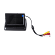 GloboStar® 86011 Σύστημα Παρκαρίσματος 170° σε Πλαίσιο Πινακίδας με 2 Αισθητήρες, 1 Night Vision Κάμερα με Parking Lines & Οθόνη 4.3 inch LCD 1080p CMOS Signal DC 12V Μ11.5 x Π7.5 x Υ2.4cm - 2 Χρόνια Εγγύηση