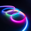 GloboStar® NEONIO 90756 Digital Pixel Addressable Neon Strip - Ψηφιακή Ταινία Neon Flex LED SMD 5050 14.4W/m 60LED/m 20PIXEL/m SPI/TTL Protocol IC SM16703P/WS2811/WS2812 864lm/m 360° DC 12V Αδιάβροχη IP67 Πολύχρωμη RGB - Λευκό Σώμα - Μ1000 x Π2 x Υ2cm - Συσκευασία 10 Μέτρων - 2 Χρόνια Εγγύηση