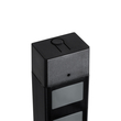 GloboStar® DIGICOLUMN 90762 Μοντέρνο Επιδαπέδιο Φωτιστικό Γραφείου Digital Pixel Rhythm Music Bar LED 12W 960lm 90° DC 5V με USB 2.0 IP20 - Εναλλαγή Φωτισμού μέσω Τηλεχειριστηρίου - Πολύχρωμο RGB - Dimmable - Μαύρο - Μ3.4 x Π2.5 x Υ122cm - 2 Χρόνια Εγγύηση